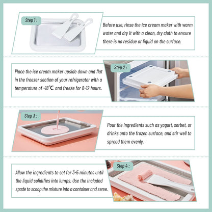 Portable Multipurpose DIY Instant Ice Cream Maker