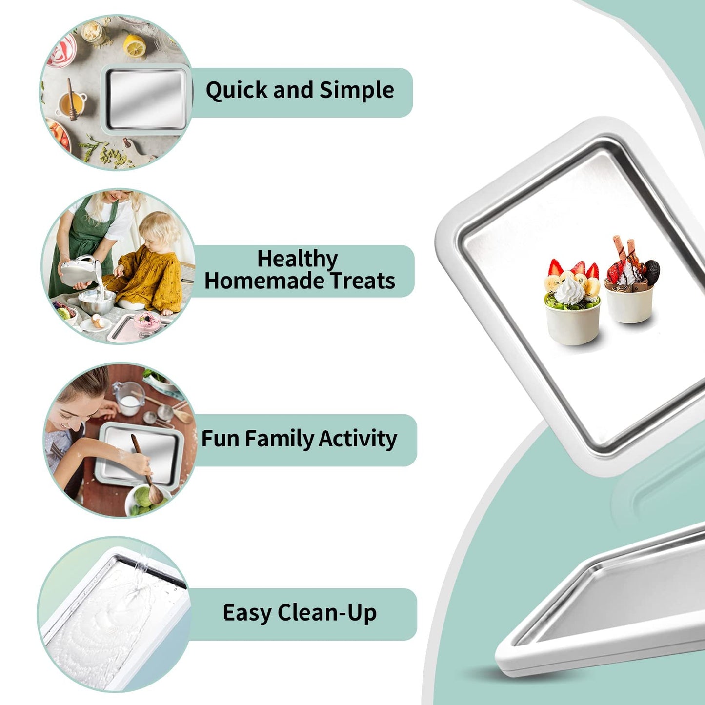 Portable Multipurpose DIY Instant Ice Cream Maker