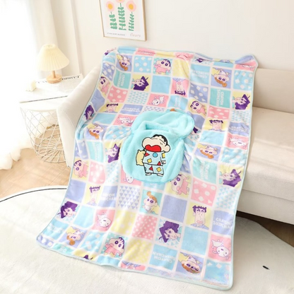 Shinchan Portable Strap Blanket