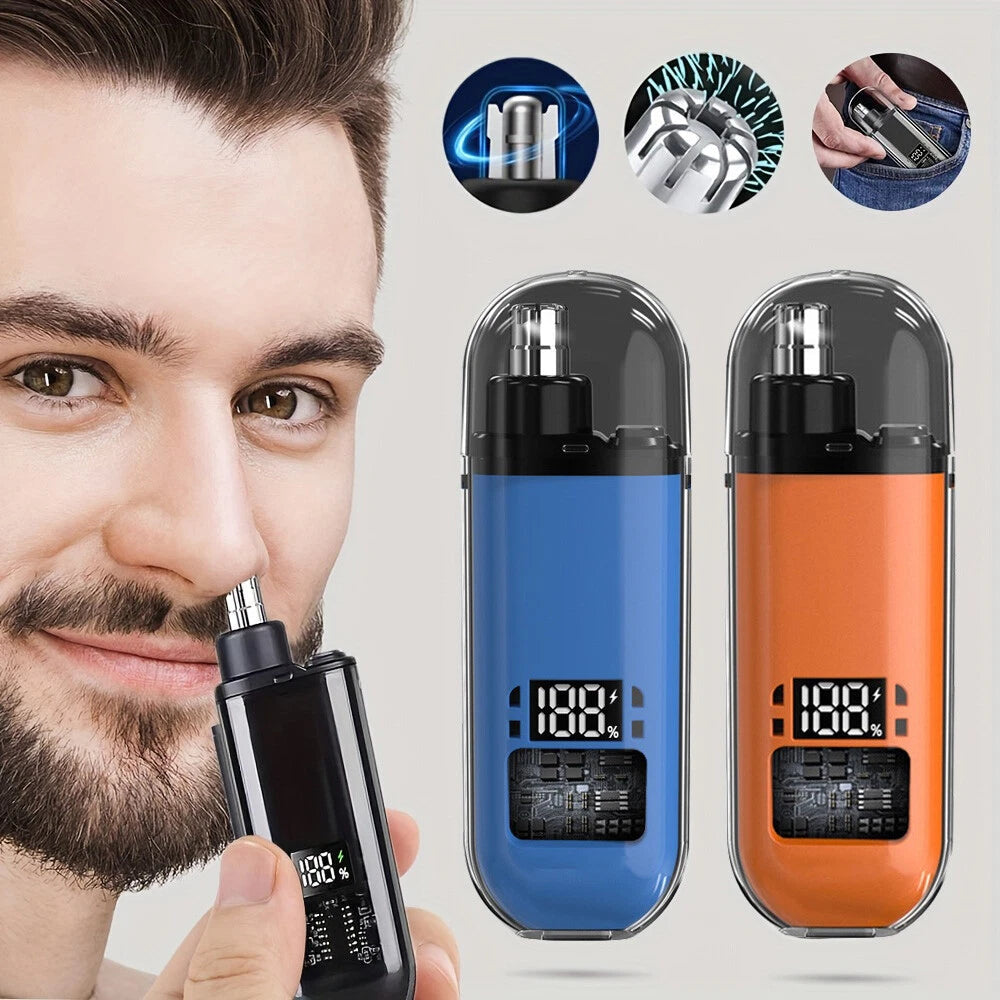 Electric Ear & Nose Hair Trimmer | Digital Display